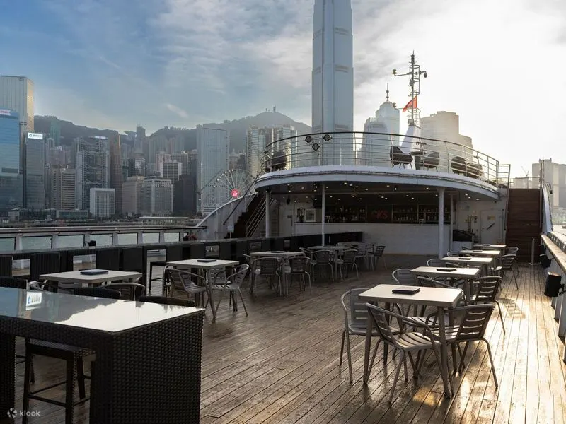 香港东方之珠维港游 | 维多利亚港360度海上露天舺板自助餐豪华游船之旅